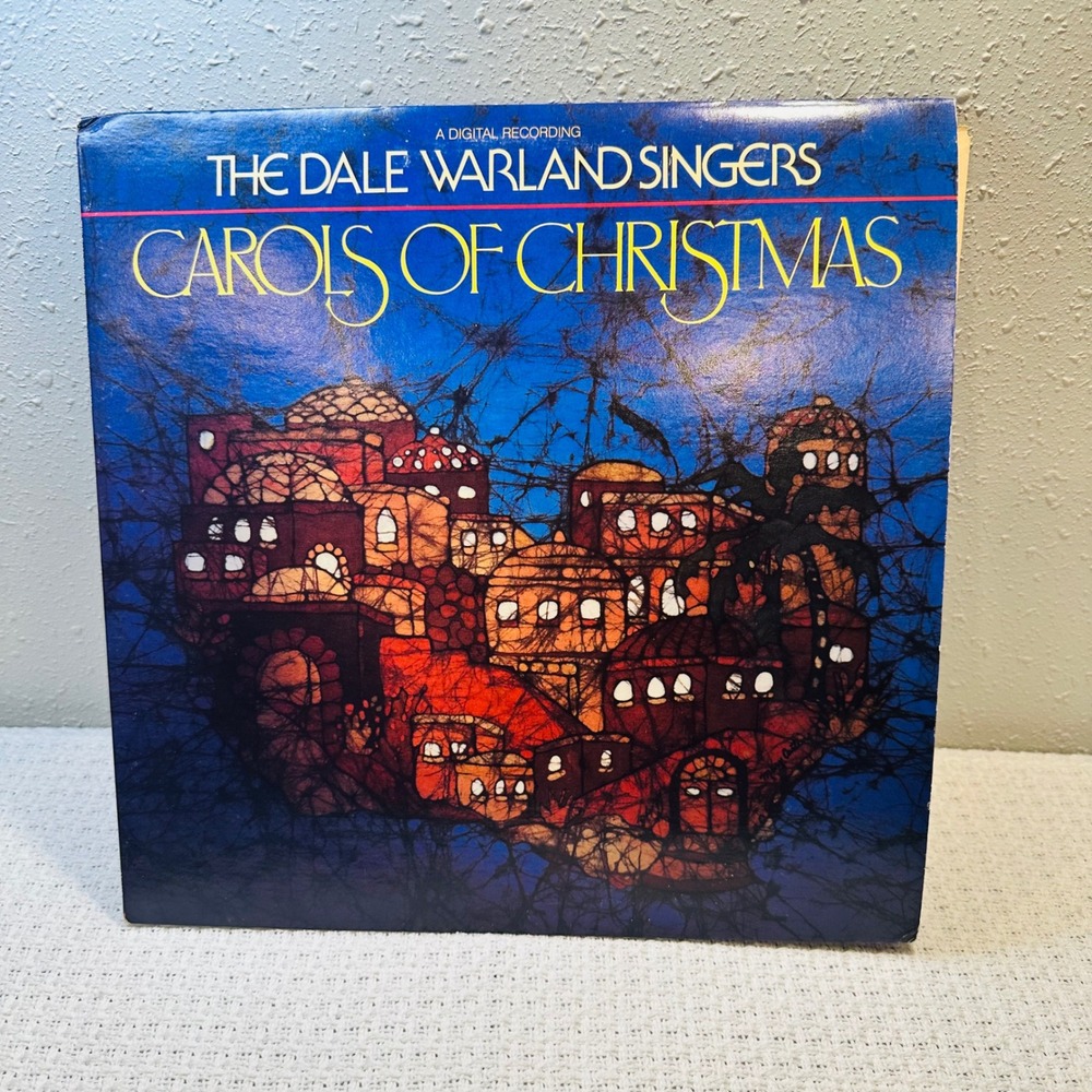 Dale Warland Singers Carols of Christmas LP 12"‎ Blue 1981 Choral Holiday Vinyl